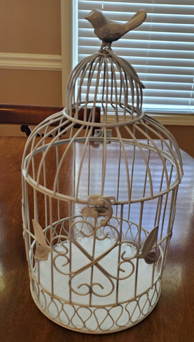 White metal decorative - white,
