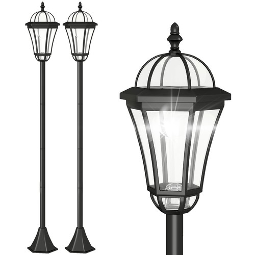 Set solar garden lamp - set,