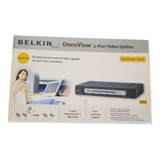 Belkin OmniView Expand View Series 4 Port Video Splitter F1DV104uk   #0B
