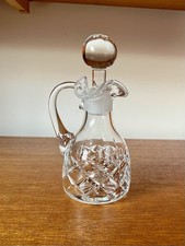 Royal Brierley Gainsborough Pattern Oil Vinegar Claret Decanter 7” Tall