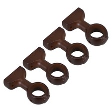 4 Pcs Rod Holder Wooden