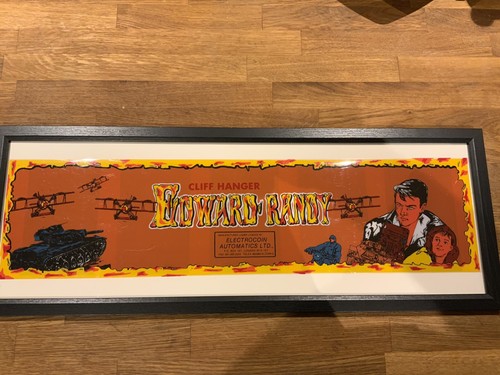 Original retro arcade sign - original,
