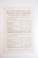 Bus Coach Timetable Sheet West