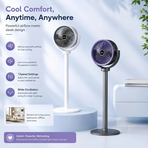 Speed pedestal fan - 3,