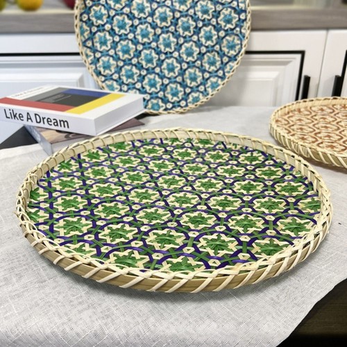Handmade bamboo round - handmade,