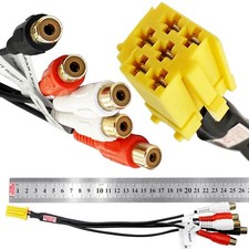 Mini ISO 4× RCA + Sub for VW