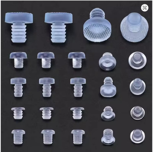 20pcs clear rubber embedded - 20pcs,