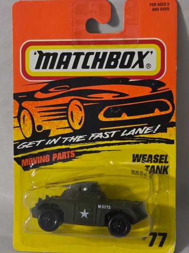 Matchbox 1990s weasel tank - weasel,