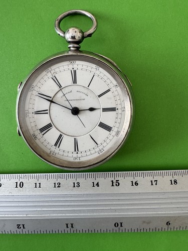 Antique silver center seconds
