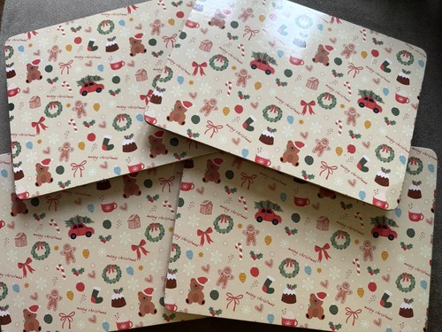 Christmas themed place mats - christmas,