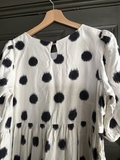 White And Black Spotted Linen