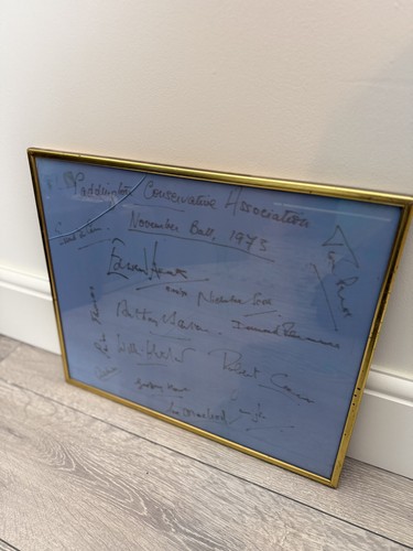 Edward heath signed - edward,