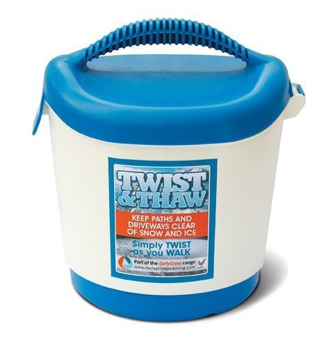 Rock salt grit - rock, spreader