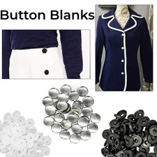 Black and White Button Blanks