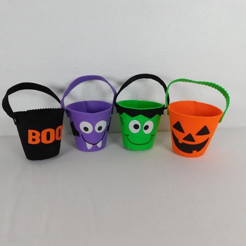 Halloween felt buckets - 4,