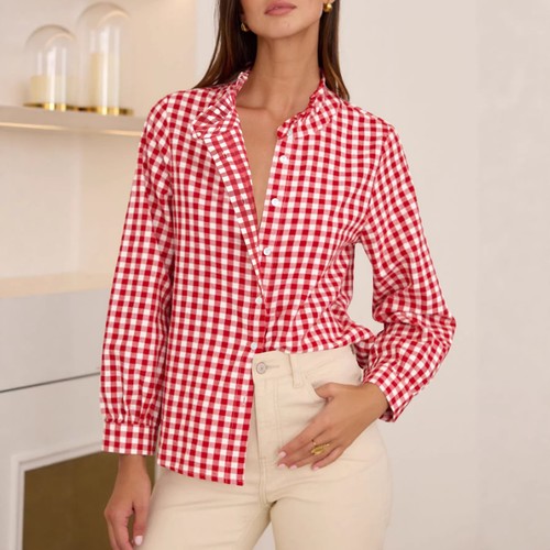 Ladies casual loose - casual, check
