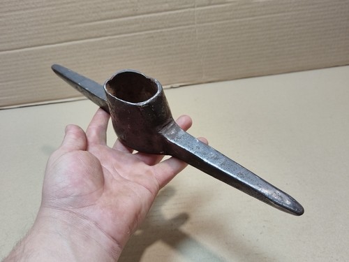 Antique hand forged pickaxe - forged,