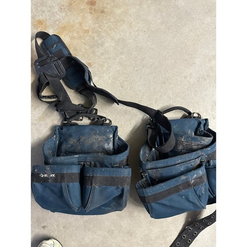 Husky blue canvas tool - tool, belt
