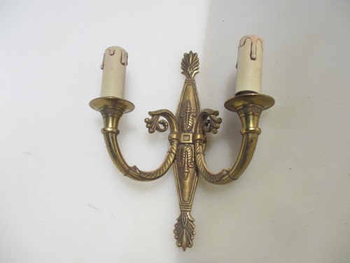 Antique cast brass wall - antique,