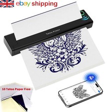 Wireless Tattoo Stencil Transfer Thermal Printer Machine Stencil Printer Makers