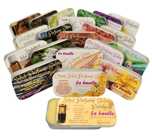 Solid perfume balms - solid,