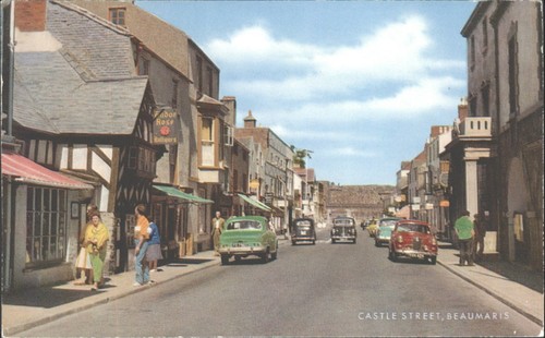 Vintage postcard beaumaris - vintage,