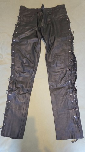 Men real leather - men's, side