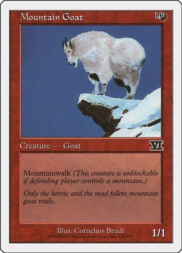 Mountain goat 195 6ed - goat,