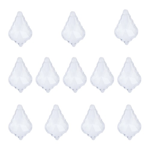 12pcs clear glass crystal - 12pcs,