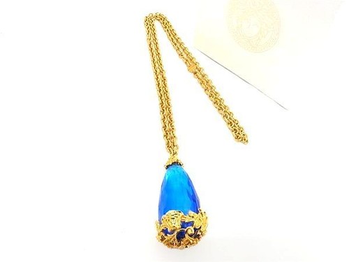 Versace medusa necklace gold - gold, x