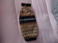 Hand Knitted Dog Jumper. M/L