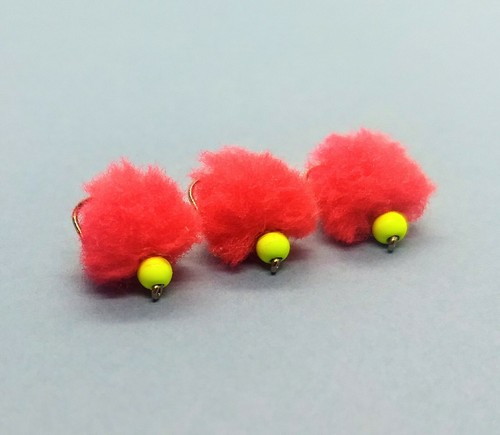Eggstasy egg trout flies - 3, x
