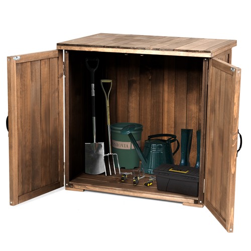 Outdoor wooden storage - outdoor, shed