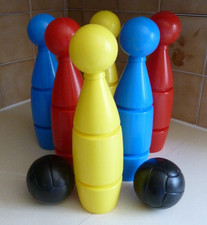 Vintage 6 Pin Bowling Game
