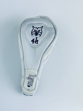 Lynx  Hybrid Golf Club Head Cover Rescue - In Good Used Condition White