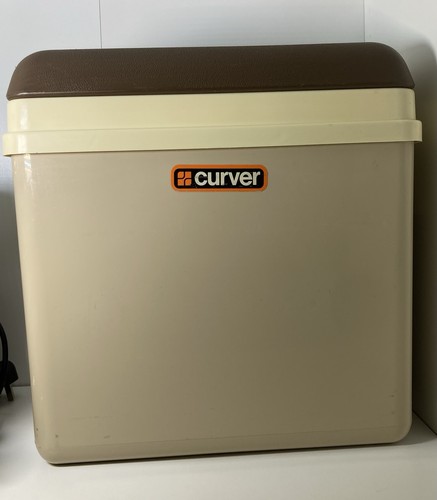 Vintage curver cooler - vintage, ice