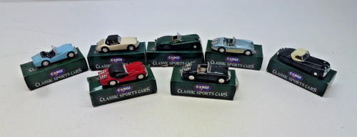 Vintage corgi sports cars - corgi, job