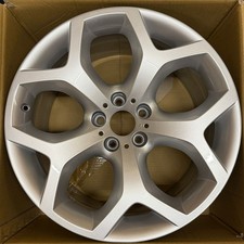 GENUINE BMW X5 E70 Silver Rear Wheel Alloy Rim 20x11" Y-spoke 214 ET:37  6772250