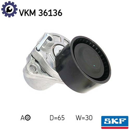 Belt tensioner vribbed - belt,