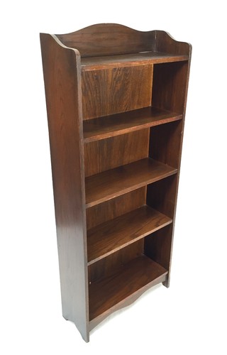 Antique wooden oak bookcase - wooden,