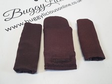 iCandy Peach 1 Black Jack BROWN Seat Chest Shoulder Harness Strap Crotch Pad Set