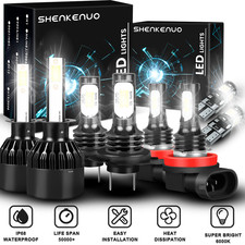 For Ford Custom Transit Led White Xenon Canbus Headlight Fog Side Light Bulbs 8X