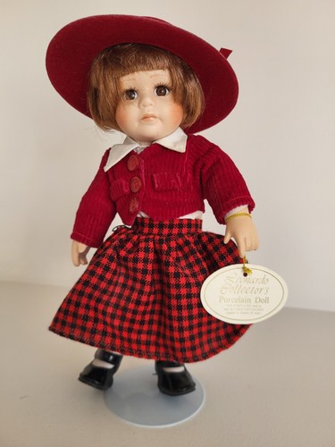Porcelain doll inch - porcelain, 11