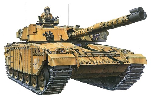 Scale british challenger - scale,