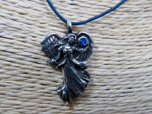 Guardian angel necklace - angel,