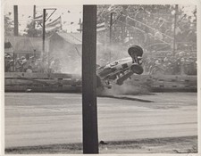 New Jersey sprint car flip