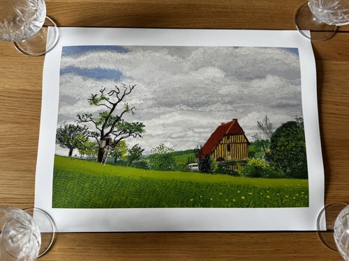 David hockney normandy house - hockney,
