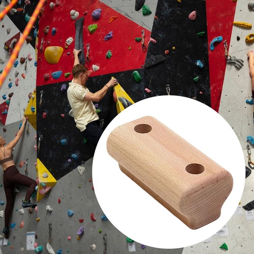 Wood rock wall climbing hold - wood,