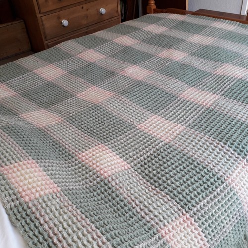 Vintage welsh wool honeycomb - vintage,