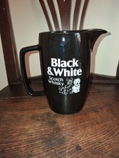 Water Jug Black & White Scotch